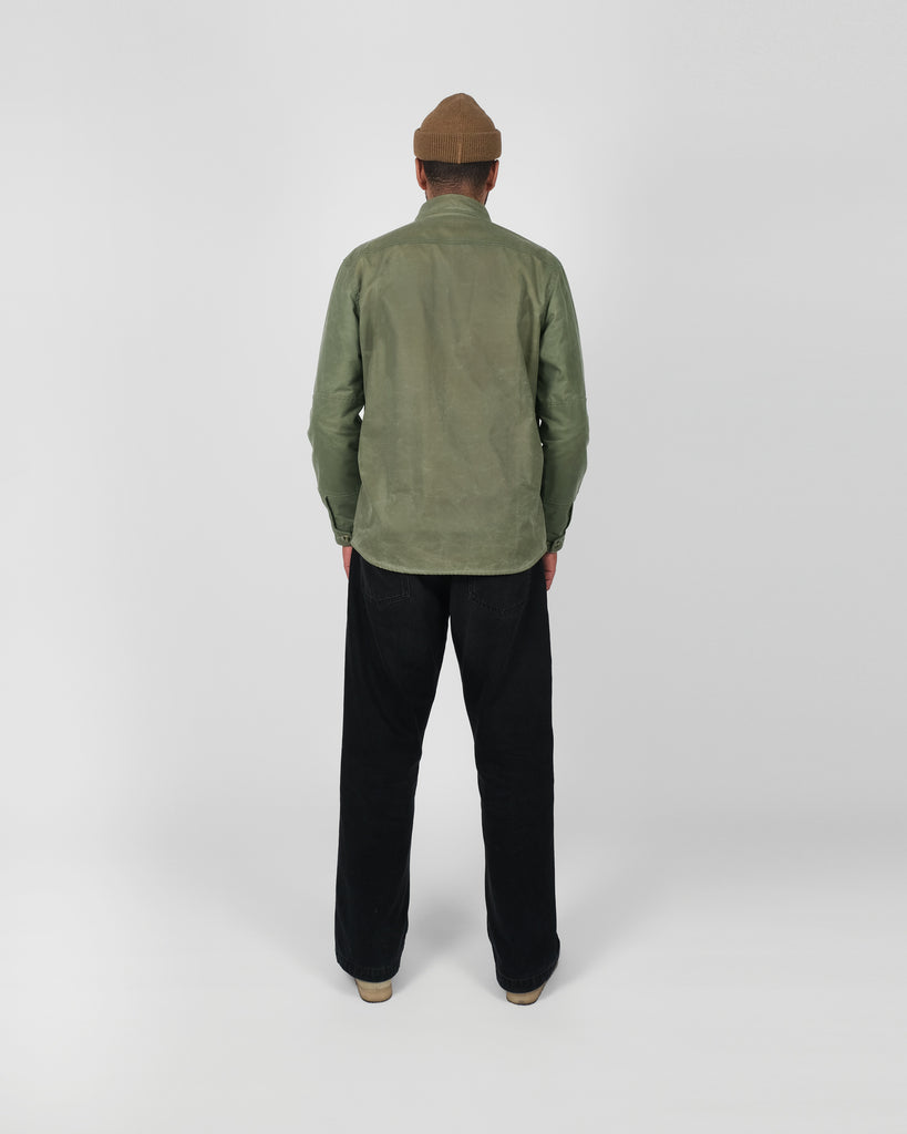 Waxed Cotton Crissman - Light Moss