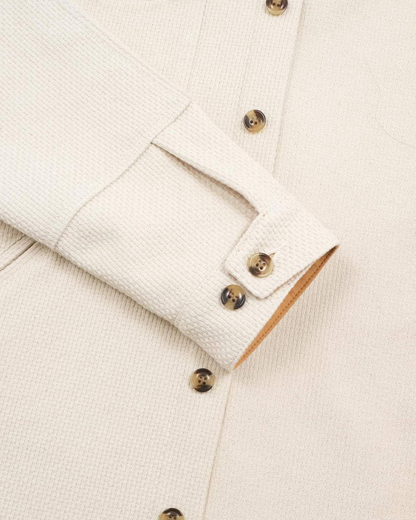 Crissman Overshirt - Natural Sashiko