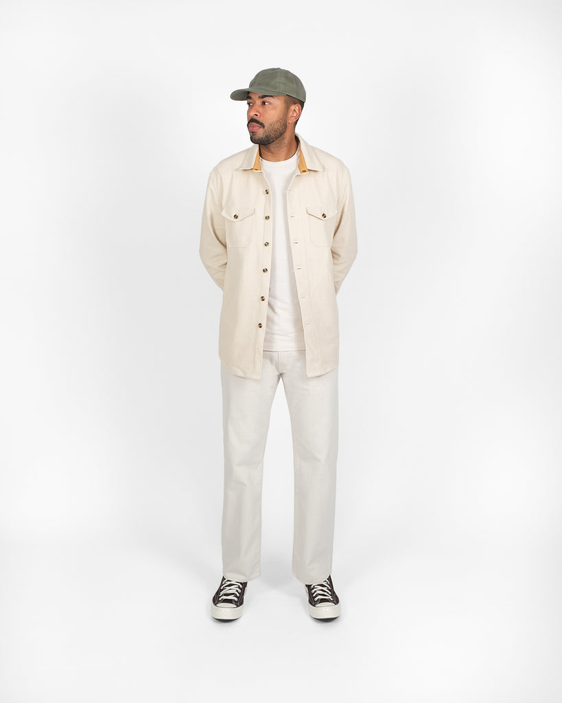 Crissman Overshirt - Natural Sashiko