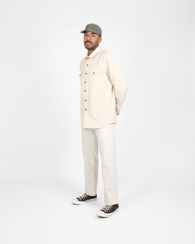 Crissman Overshirt - Natural Sashiko