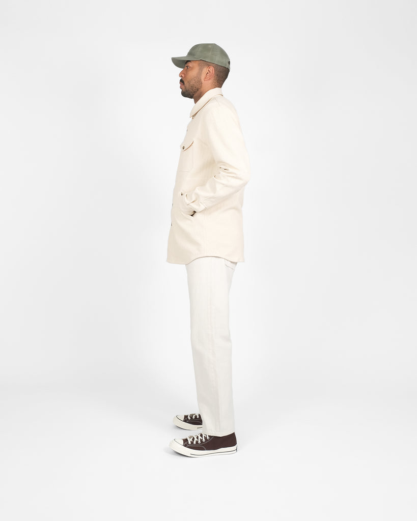 Crissman Overshirt - Natural Sashiko