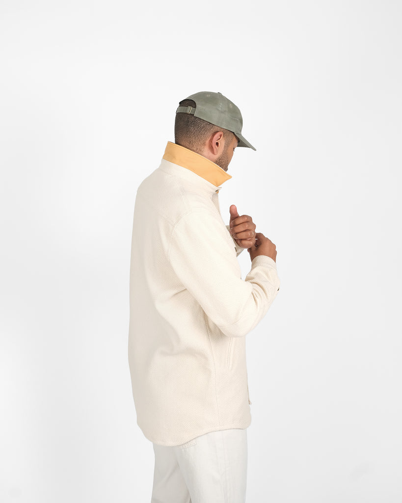 Crissman Overshirt - Natural Sashiko