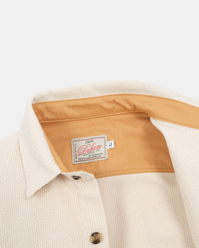 Crissman Overshirt - Natural Sashiko