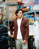 Slouchy Cardigan - Fig - View 10