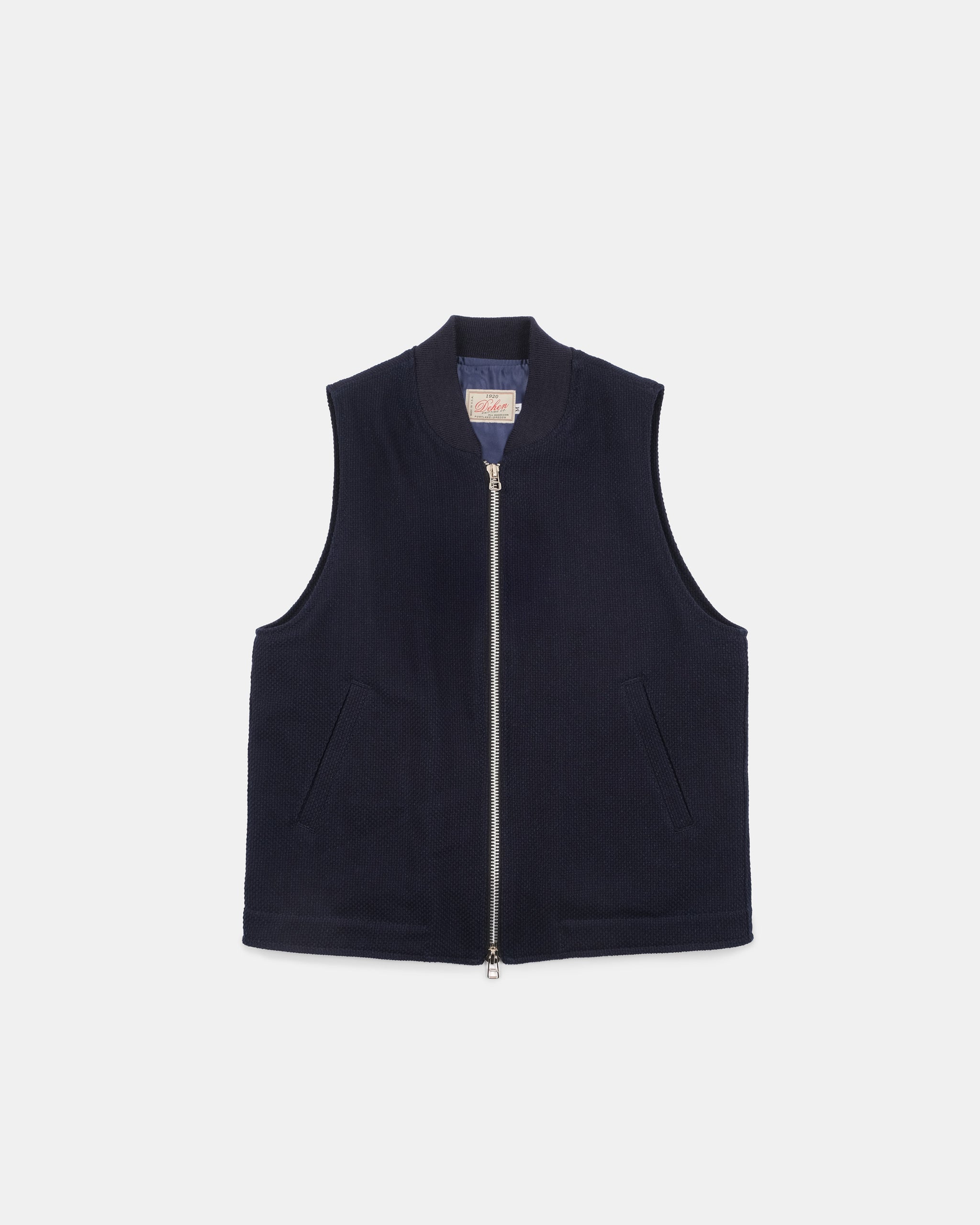 Flight Vest - Indigo Sashi-Ori – Dehen 1920