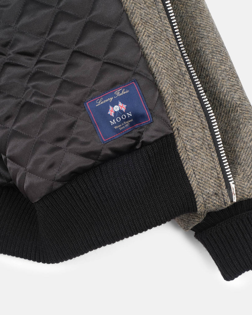 Flyer's Club Jacket - Warm Charcoal Herringbone