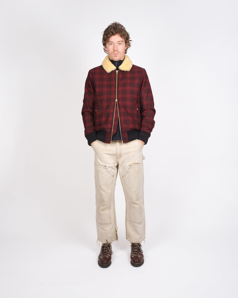 Heavy Duty Flyer's Club Jacket - Canyon Plaid / Gold