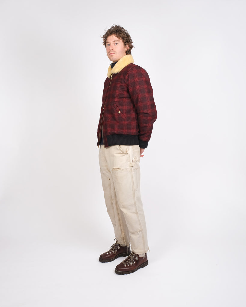 Heavy Duty Flyer's Club Jacket - Canyon Plaid / Gold