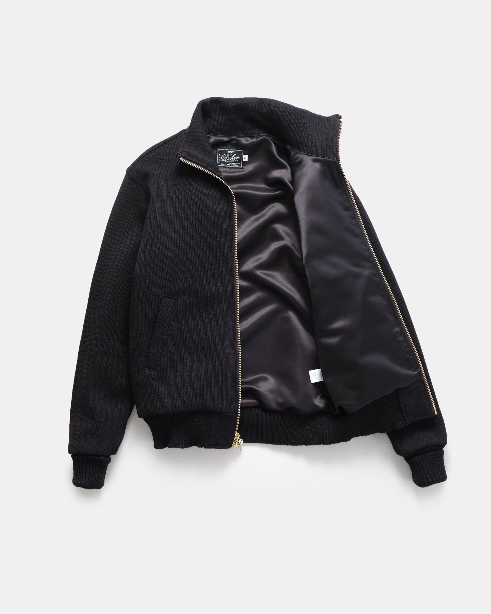 Dehen 1920 ニットジャケット M ハーレー　インディアン　新品未使用 Full-Throttle Moto-Sweater - Black – Dehen 1920