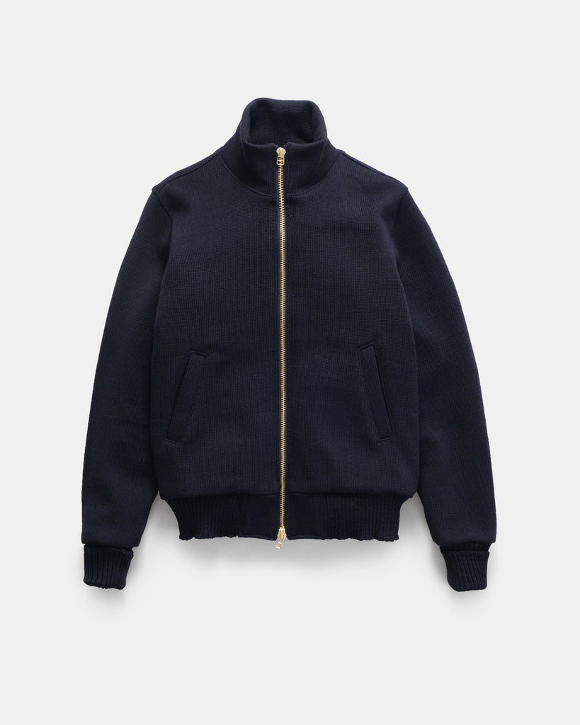 Full-Throttle Moto-Sweater - Dark Navy