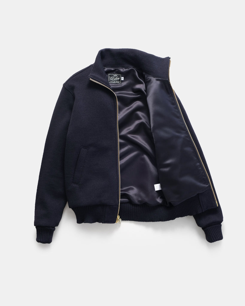 Full-Throttle Moto-Sweater - Dark Navy