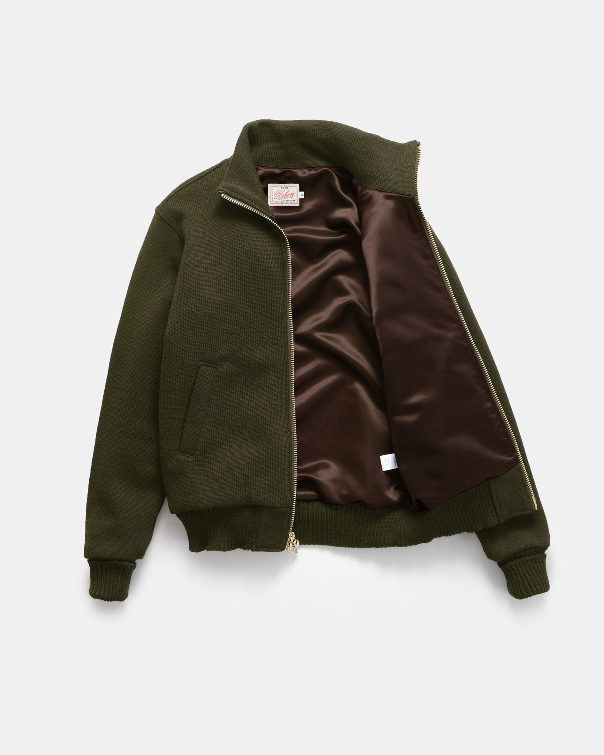 Full-Throttle Moto-Sweater - Loden – Dehen 1920