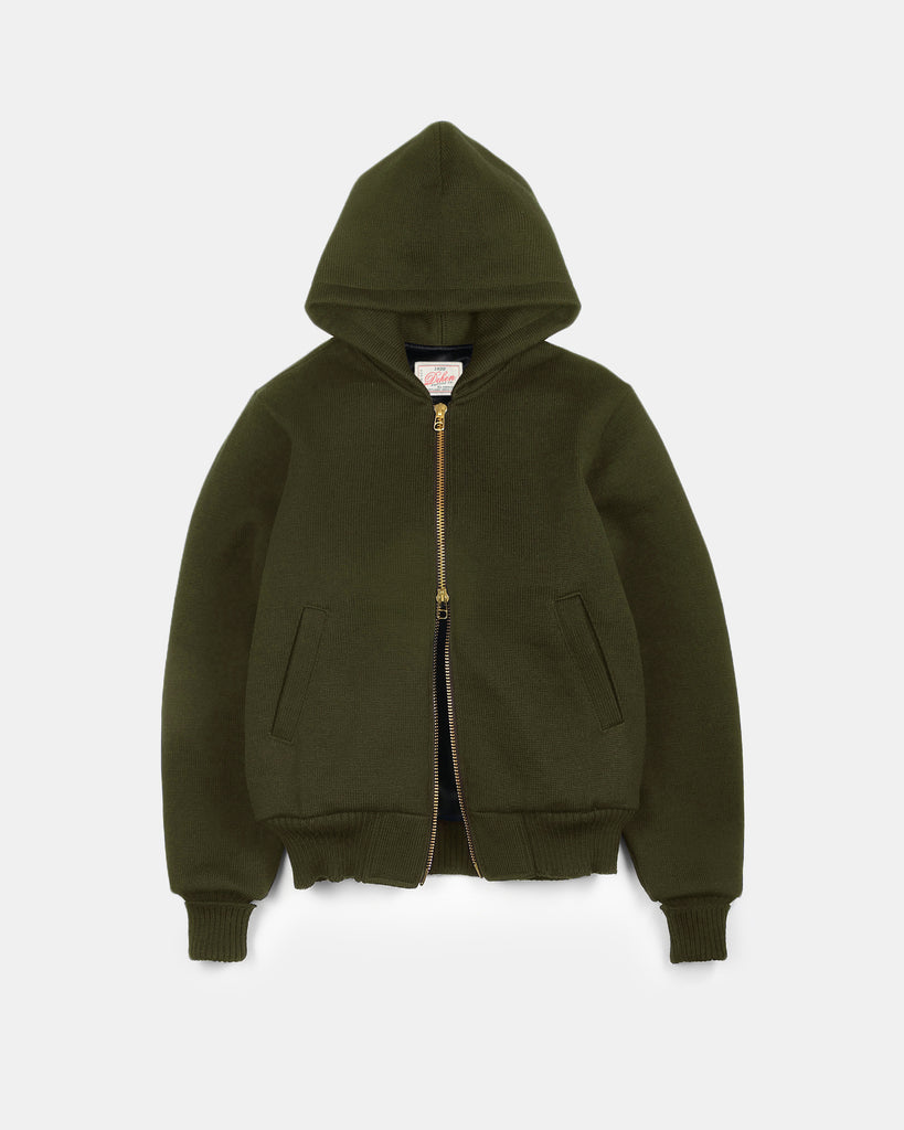 Full-Throttle Moto-Hoodie - Loden