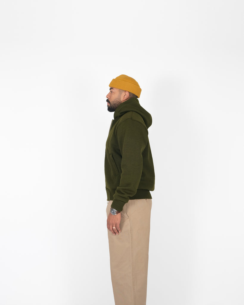 Full-Throttle Moto-Hoodie - Loden