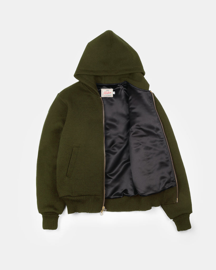 Full-Throttle Moto-Hoodie - Loden