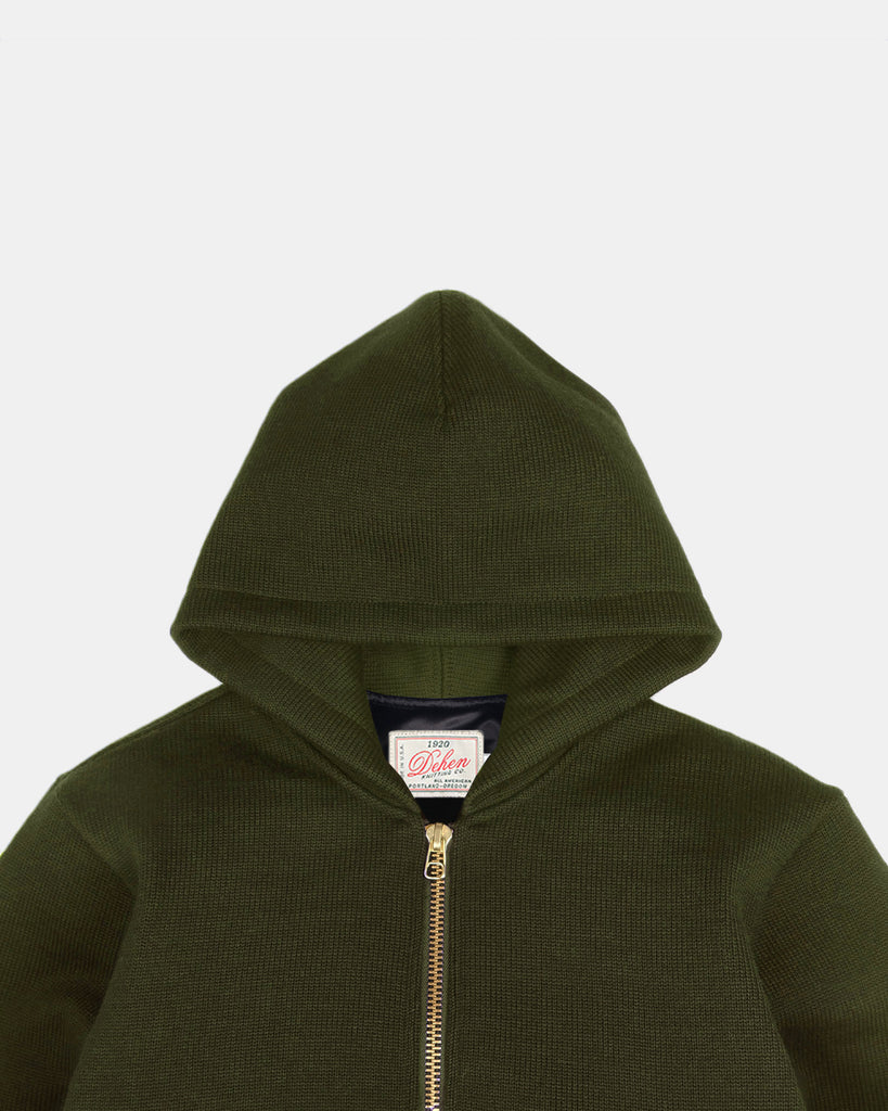Full-Throttle Moto-Hoodie - Loden