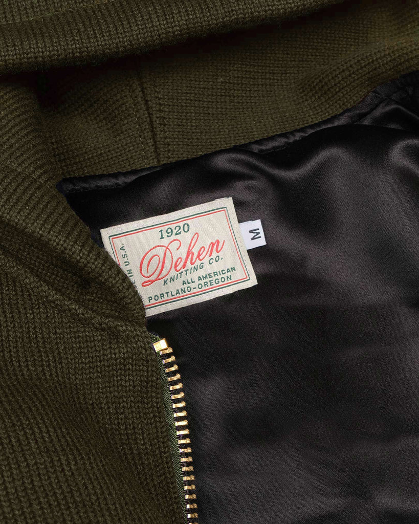 Full-Throttle Moto-Hoodie - Loden