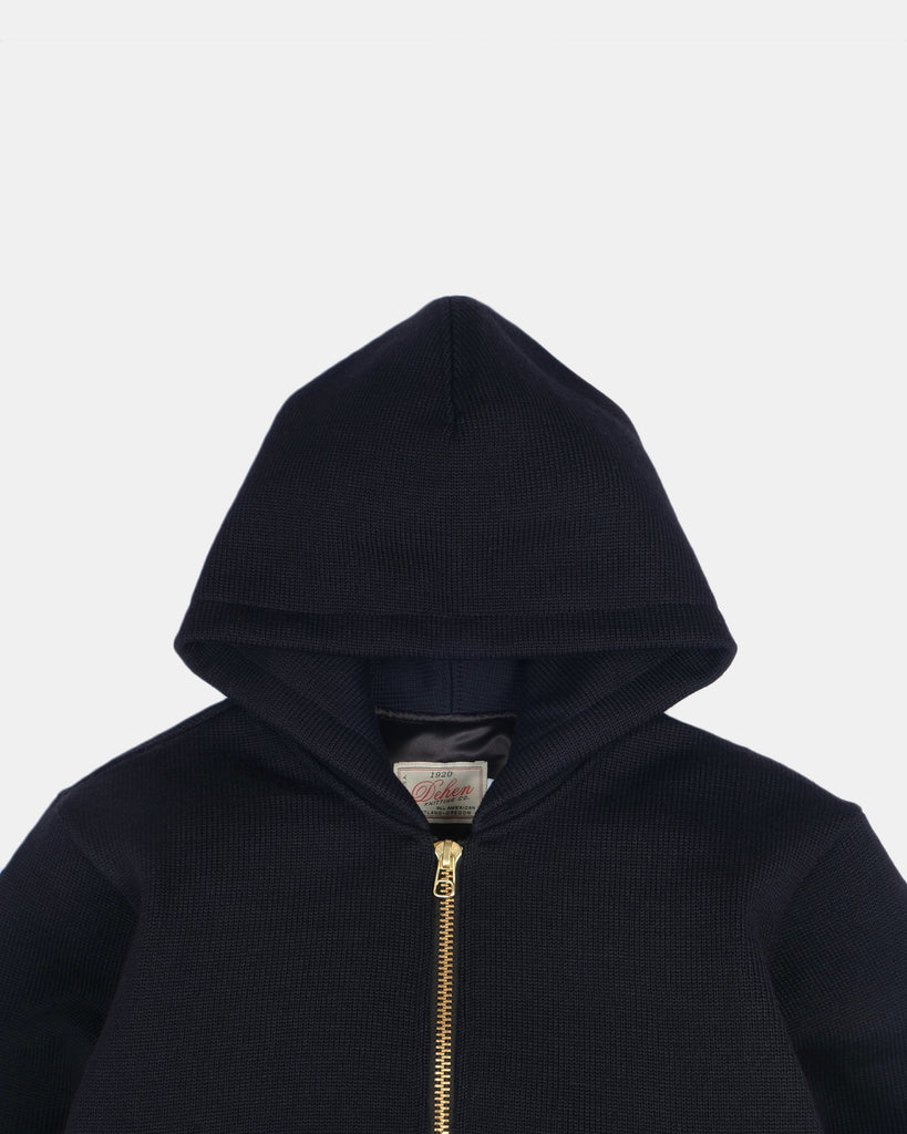 Full-Throttle Moto-Hoodie - Dark Navy