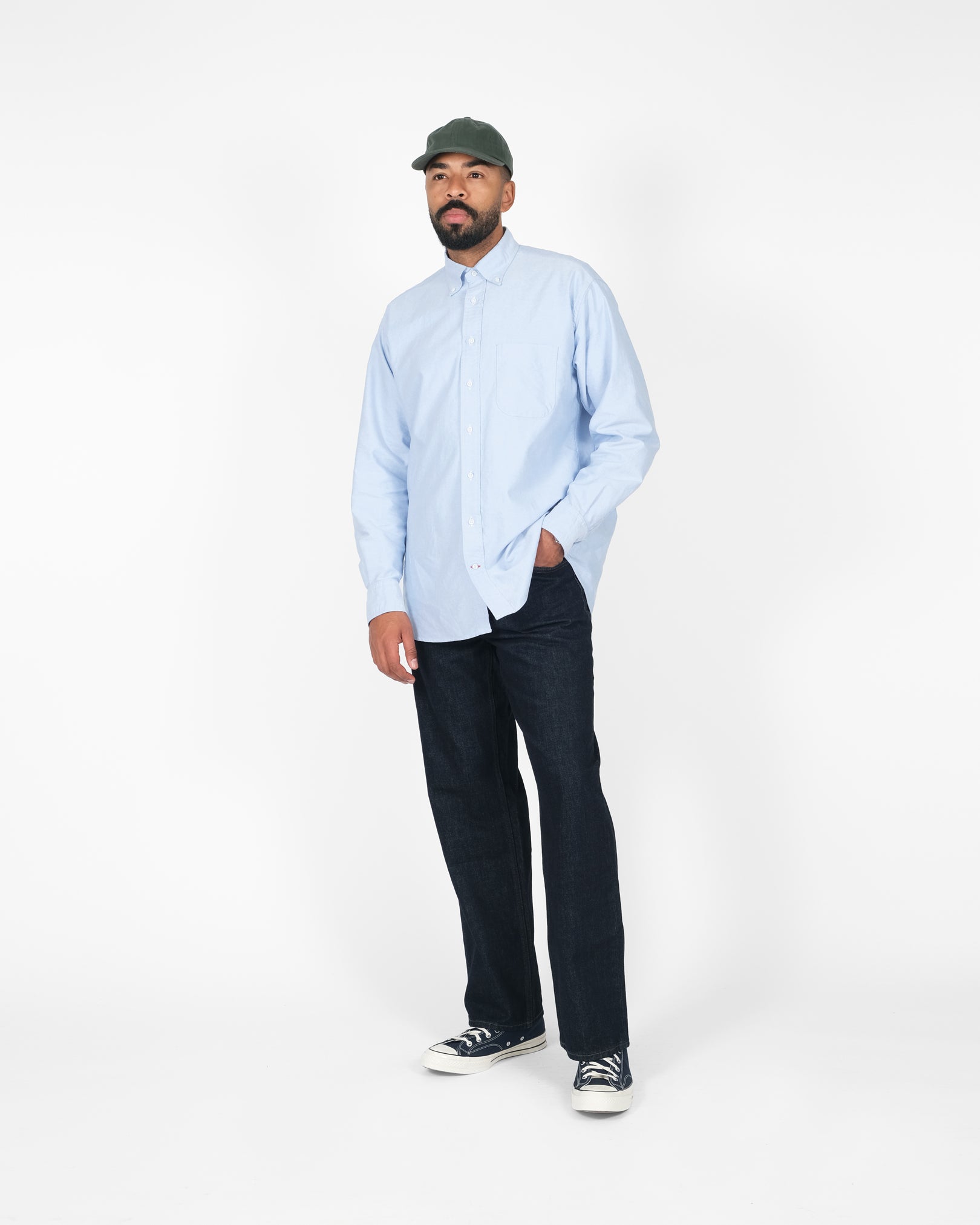 Dehen x Gitman Oxford - Blue XL Dehen x Gitman Oxford - Blue XL