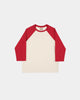 Heavy Duty Baseball Tee - 2-Tone Natural & Red