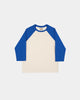 Heavy Duty Baseball Tee - 2-Tone Natural & Royal - View 1