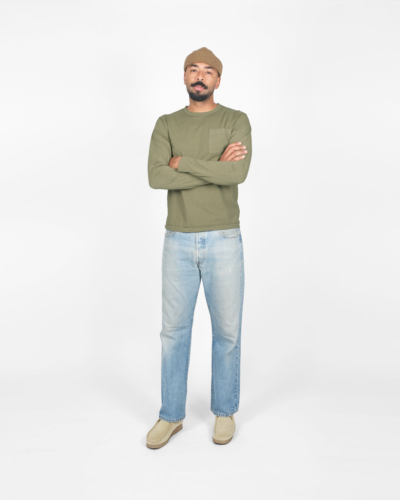 Heavy Duty Long Sleeve Tee - Einzelne Tasche
