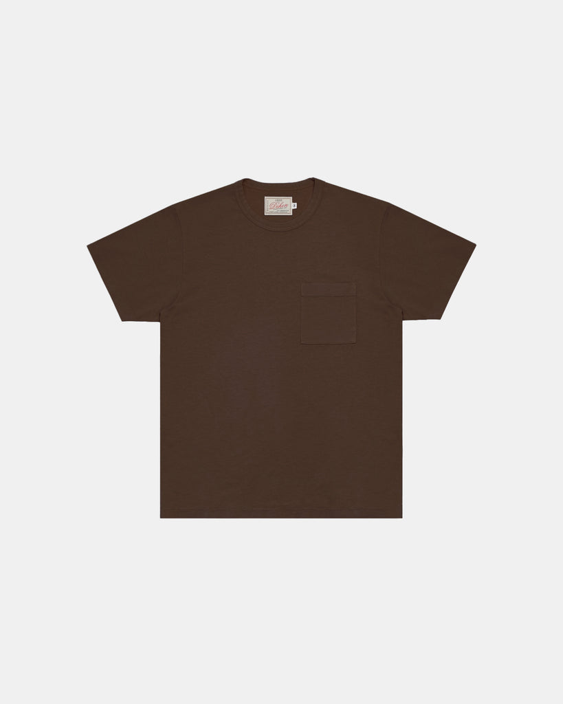 Heavy Duty Tee - Single Pocket - Brown