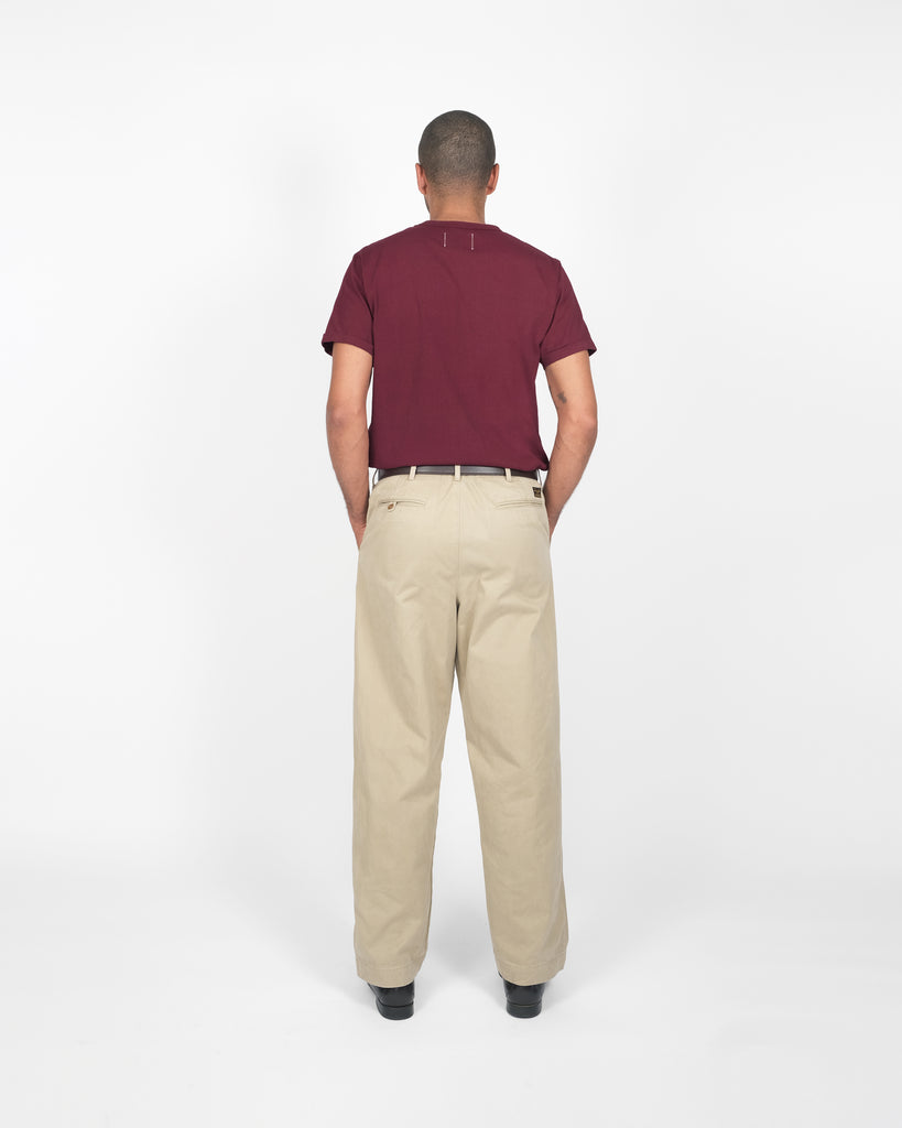 Heavy Duty Tee - Single Pocket - Burgundy