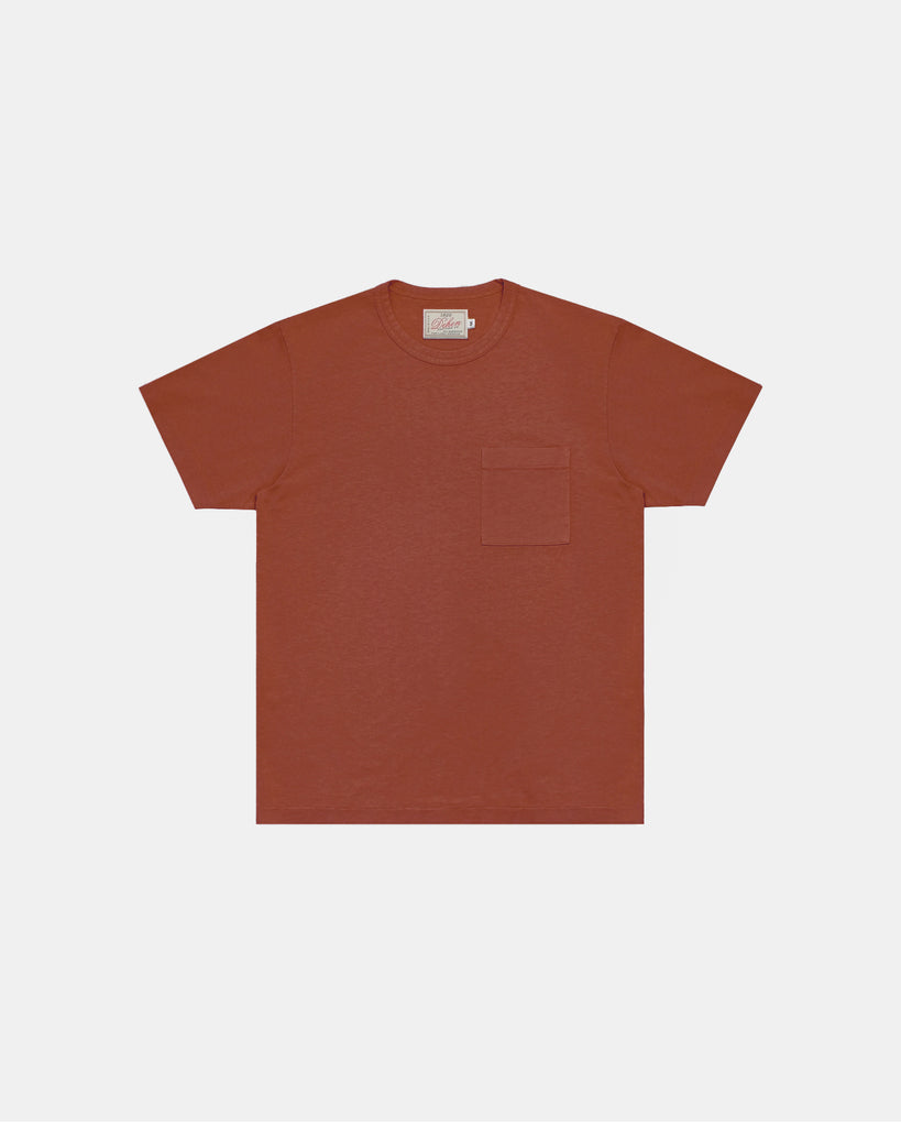 Heavy Duty Tee - Single Pocket - Burnt Orange