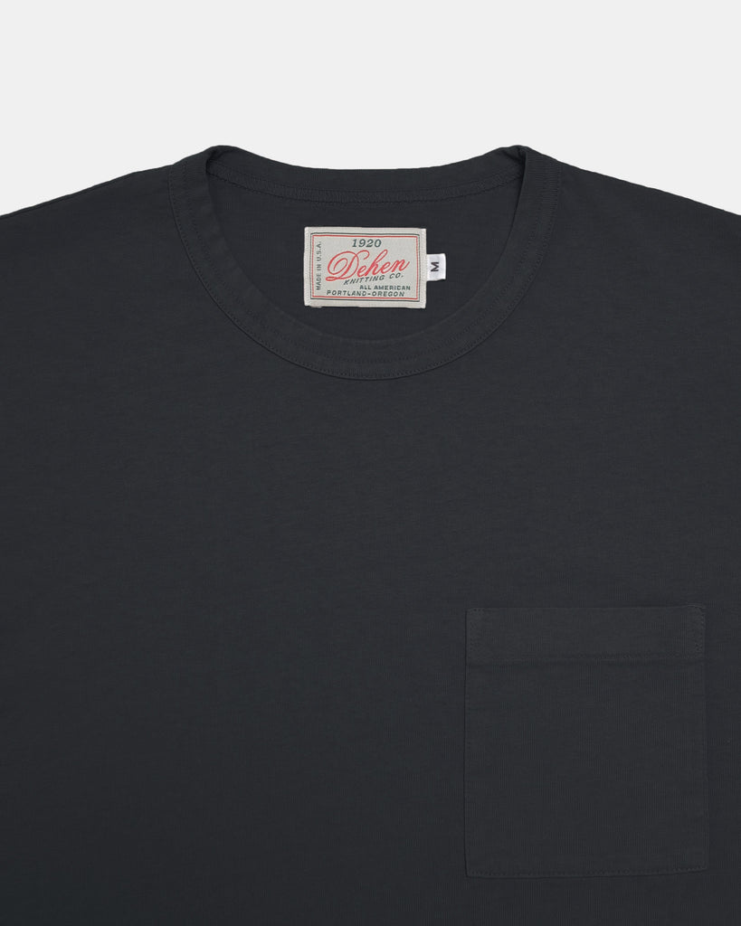 Heavy Duty Tee - Single Pocket - Dark Charcoal