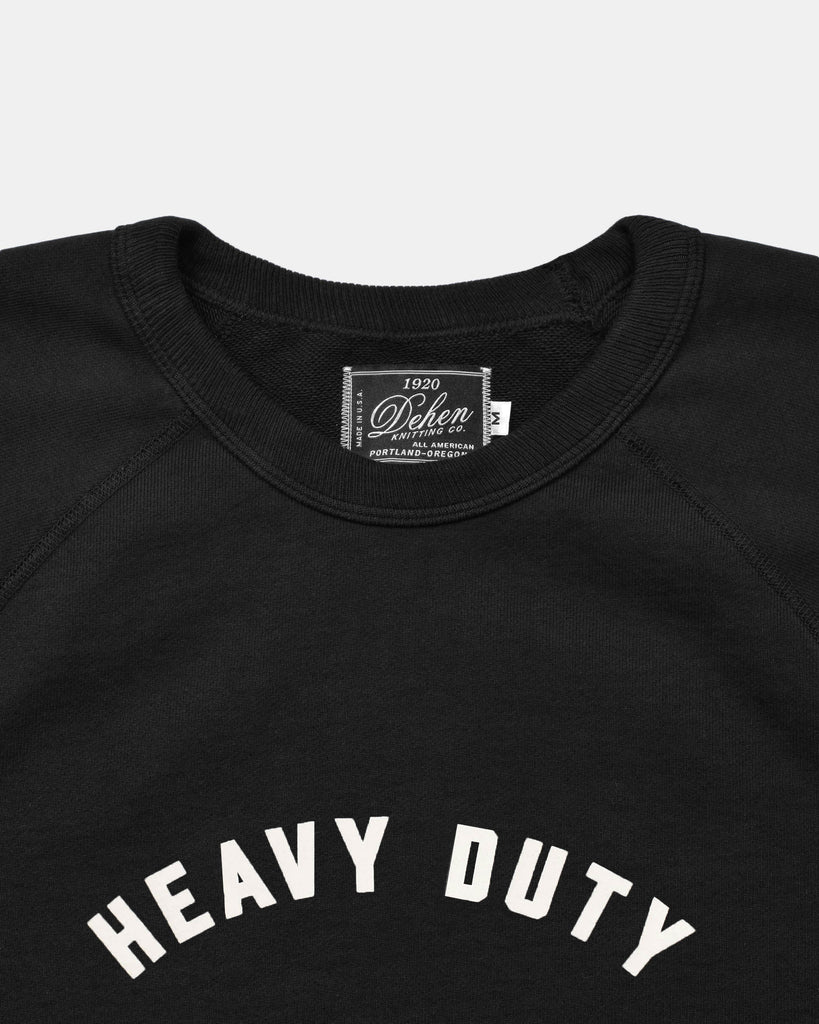 Heavy Duty Crew - Black  W/ HDOST