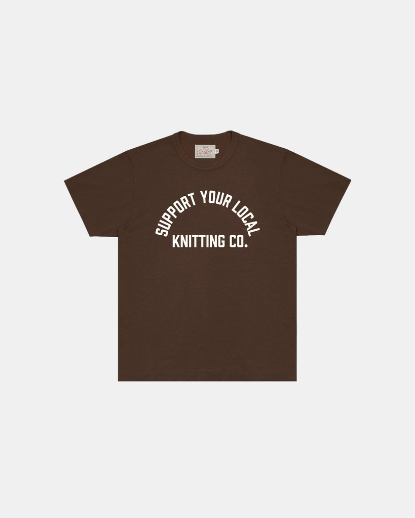 Heavy Duty Tee - "Support Your Local" - Brown