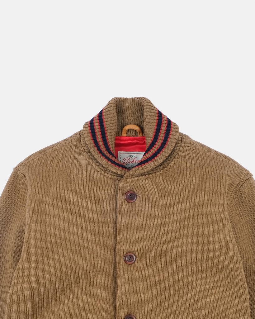 Knit Club Jacket - Dark Tan