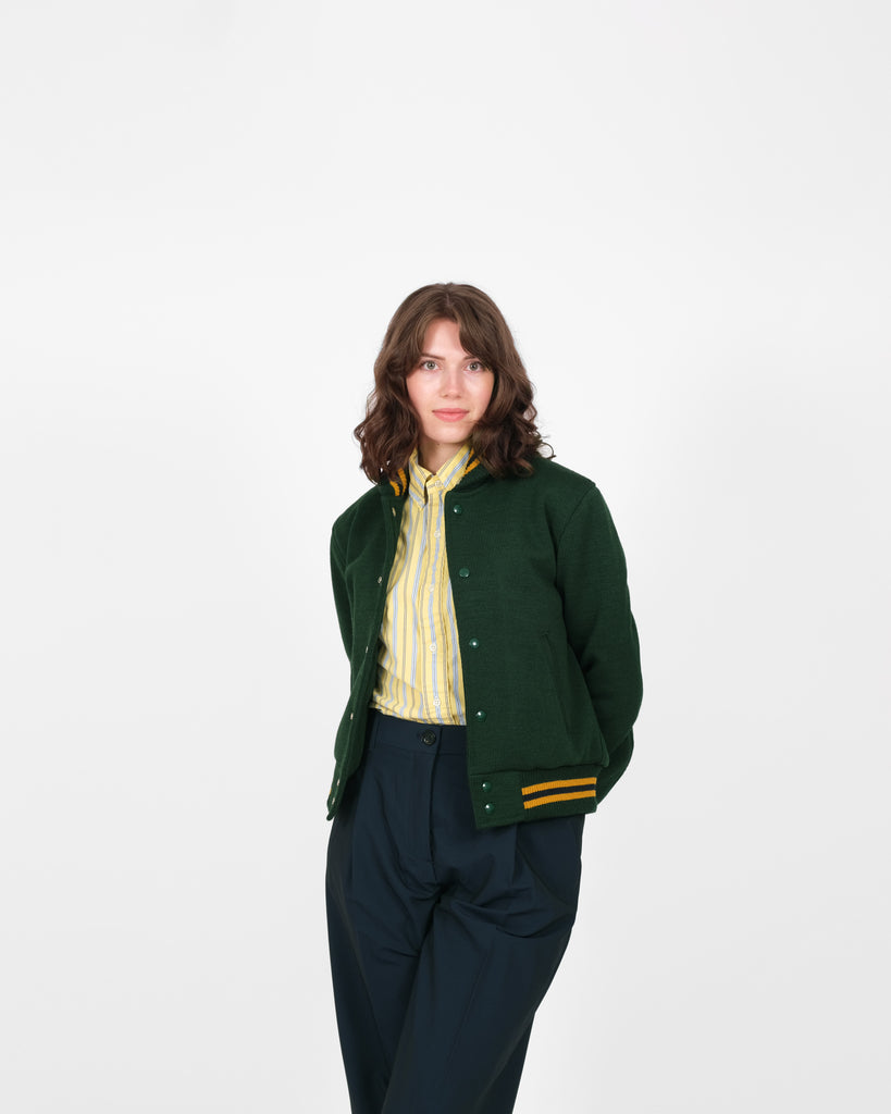 Women's Knit Club Jacket - Pine