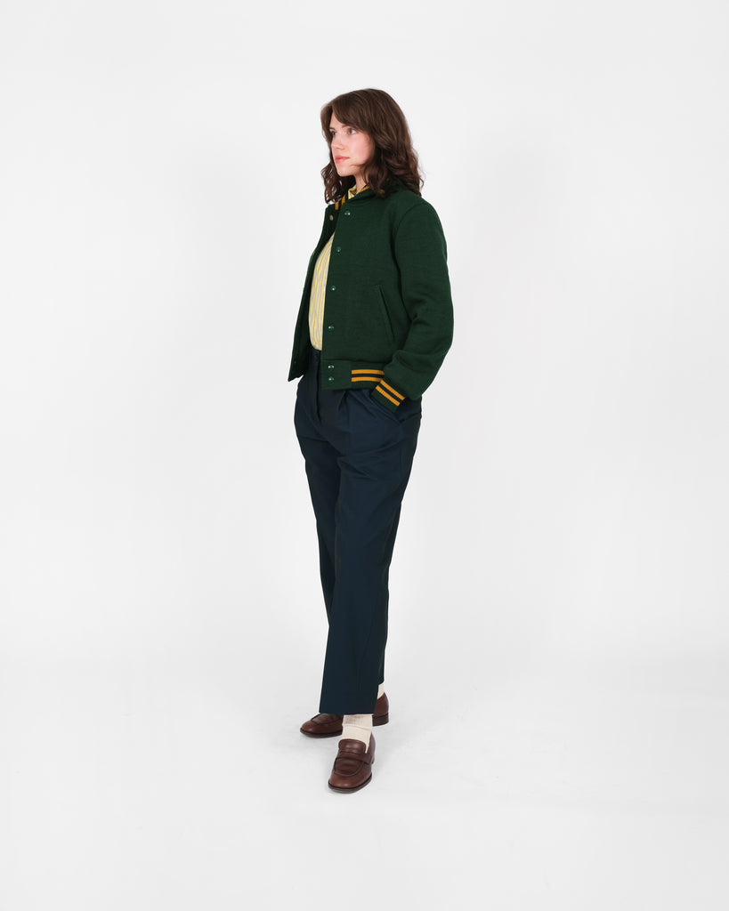 Women's Knit Club Jacket - Pine