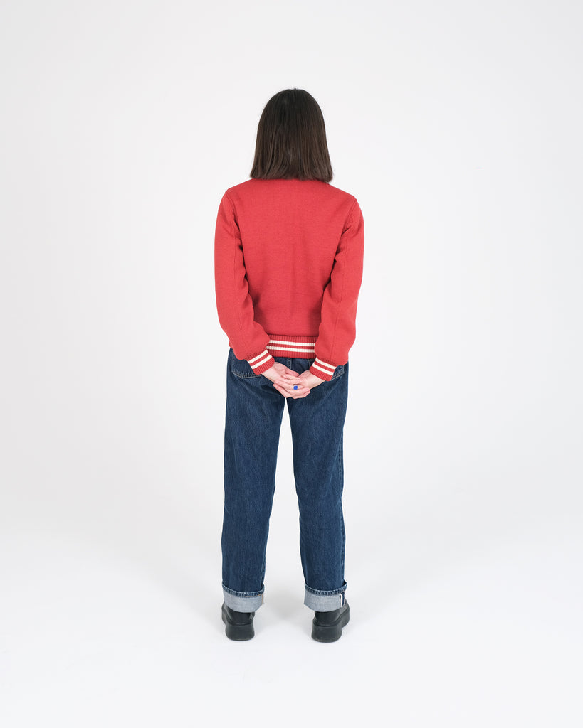 Women's Knit Club Jacket - Forster Red