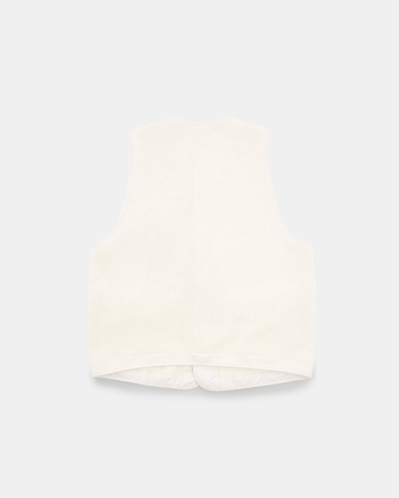 Knit Utility Vest - Off White