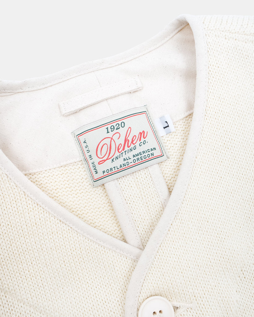 Knit Utility Vest - Off White