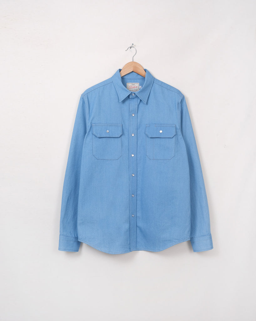 Drover Shirt - Light Indigo
