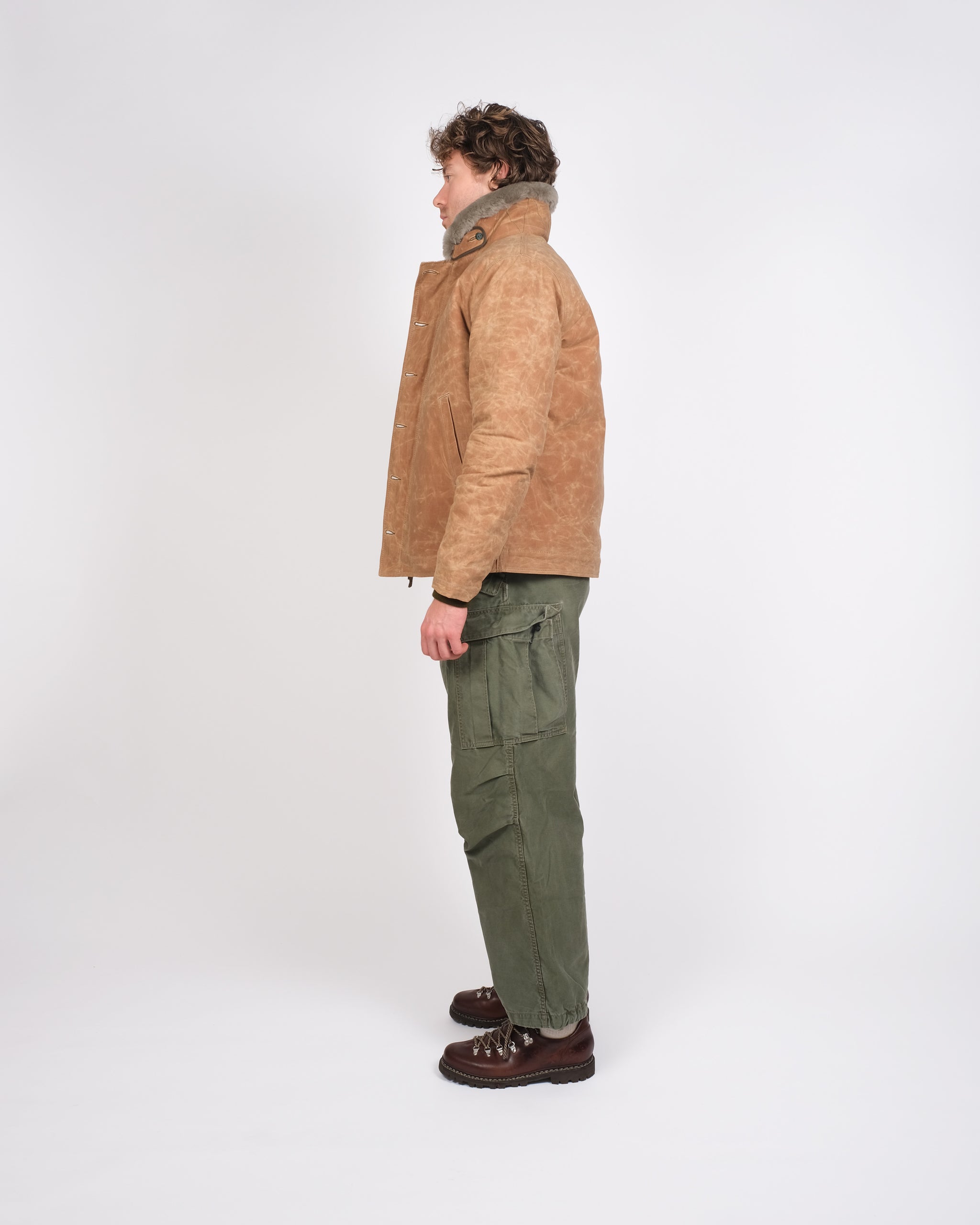 N-1 Deck Jacket - Field Tan / Grey – Dehen 1920