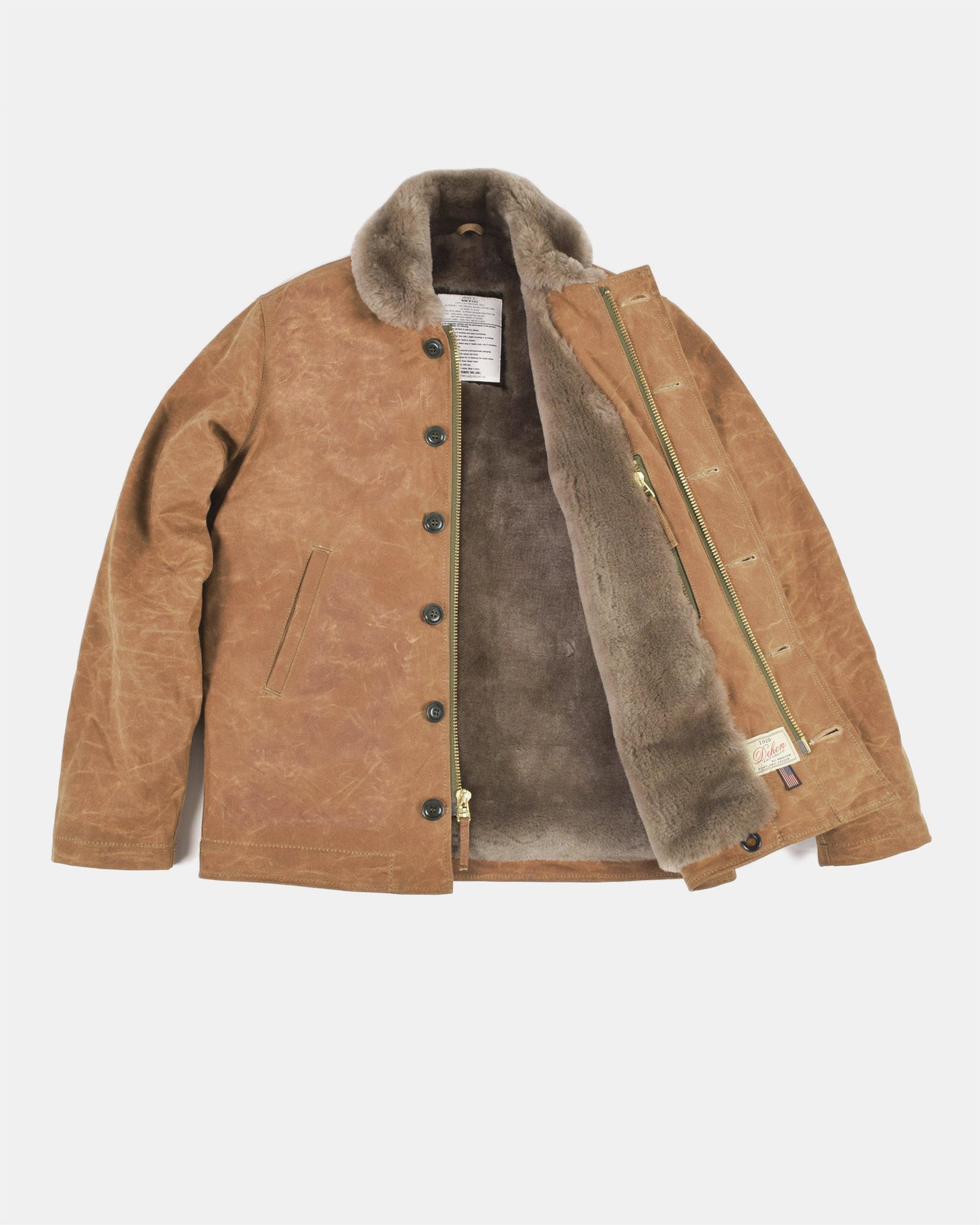 N-1 Deck Jacket - Field Tan / Grey – Dehen 1920