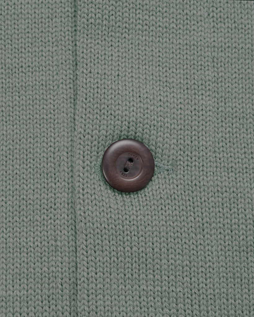 Oxford Shawl Sweater - Sage