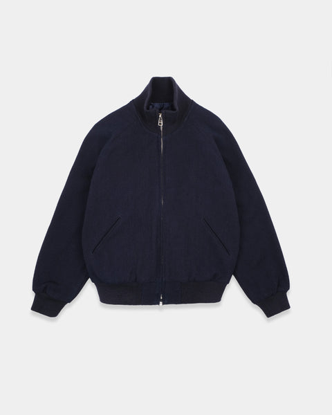 Pilot Jacket - Indigo Sashi-Ori – Dehen 1920
