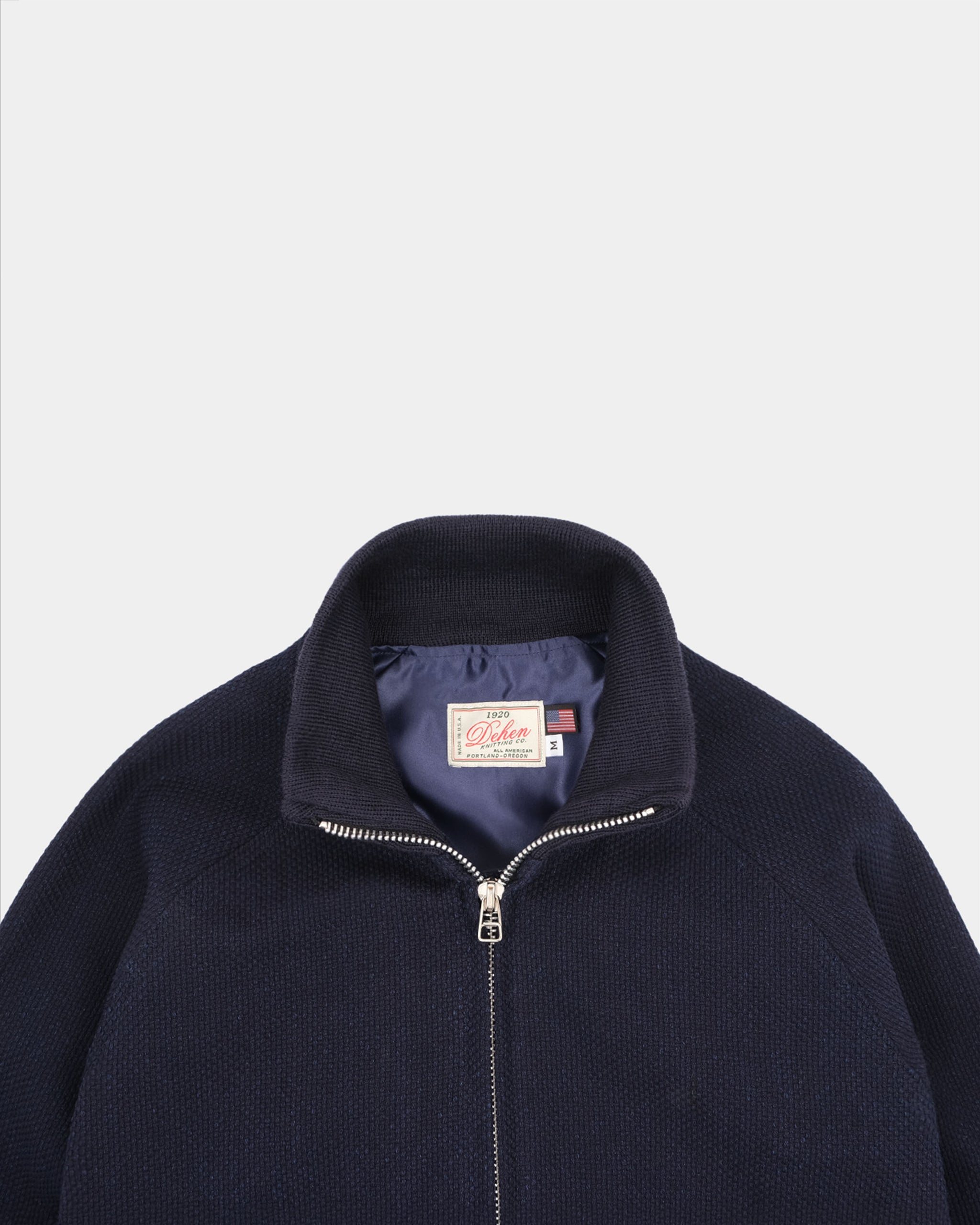 聡*史様 12AW junhashimoto Zip Flight Jacket Pilot Jacket - Indigo Sashi-Ori – Dehen 1920