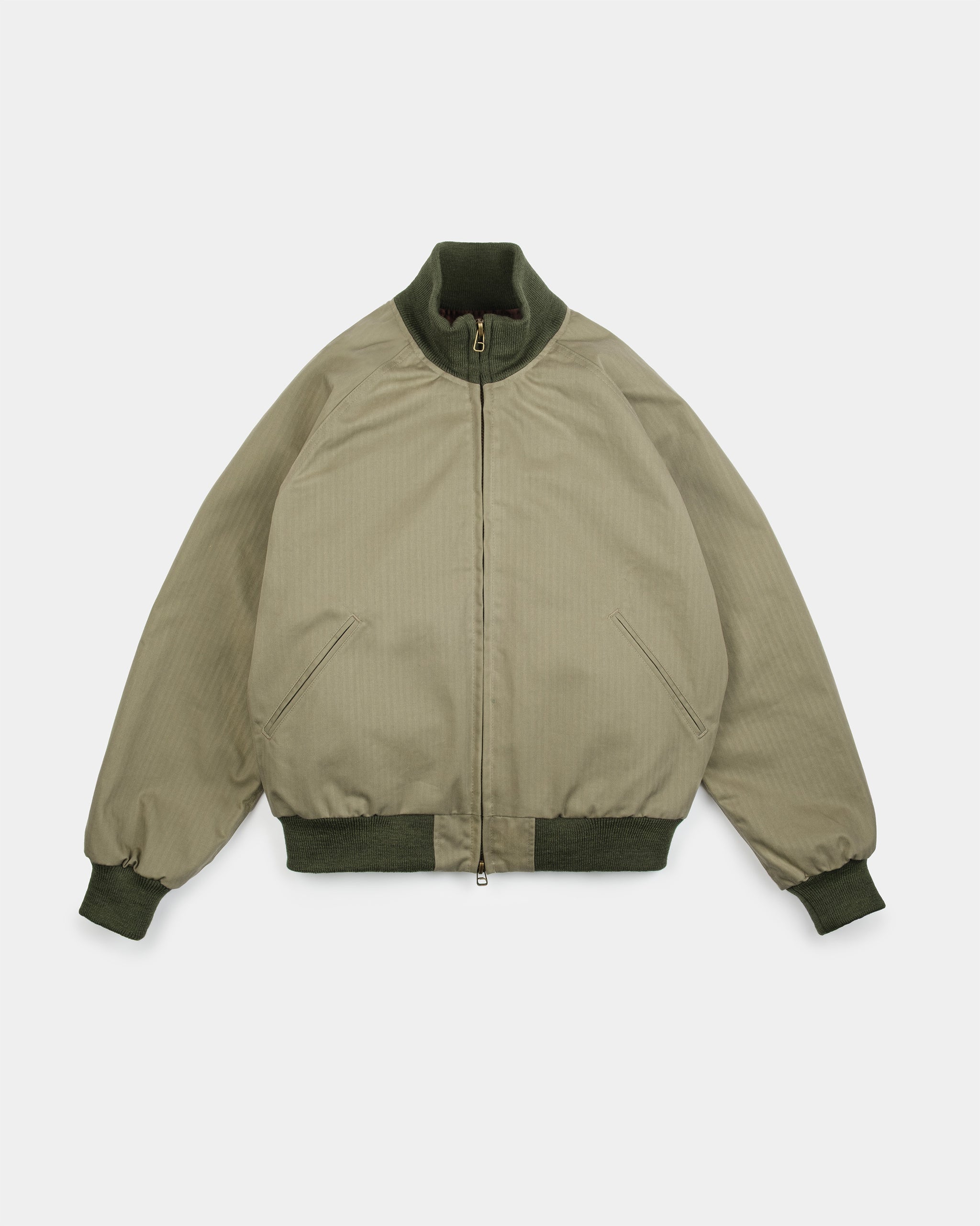 Pilot Jacket - Sage Dry Waxed Cotton – Dehen 1920