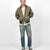 Pilot Jacket - Sage Dry Waxed Cotton - View 2
