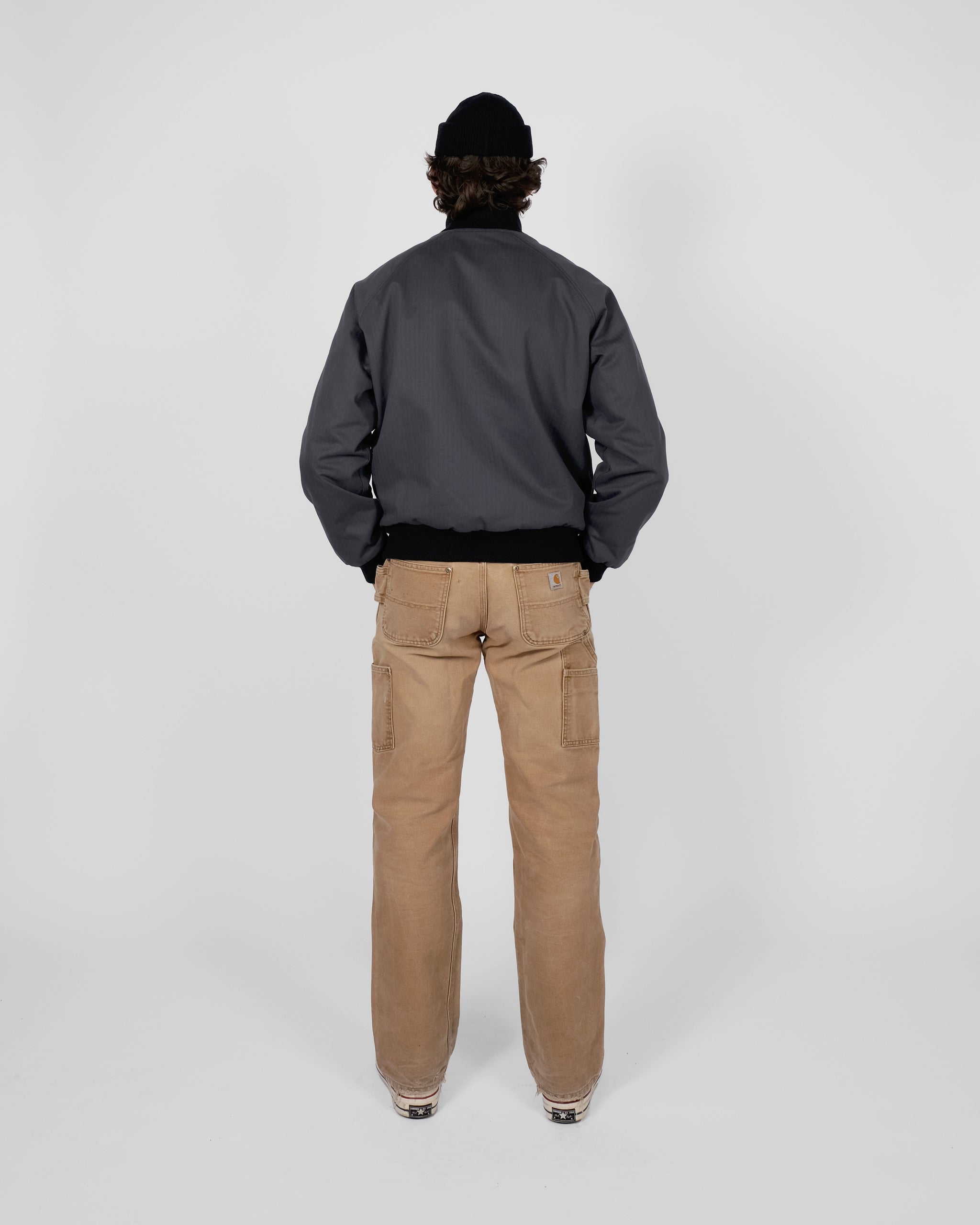 Pilot Jacket - Slate Dry Waxed Cotton – Dehen 1920