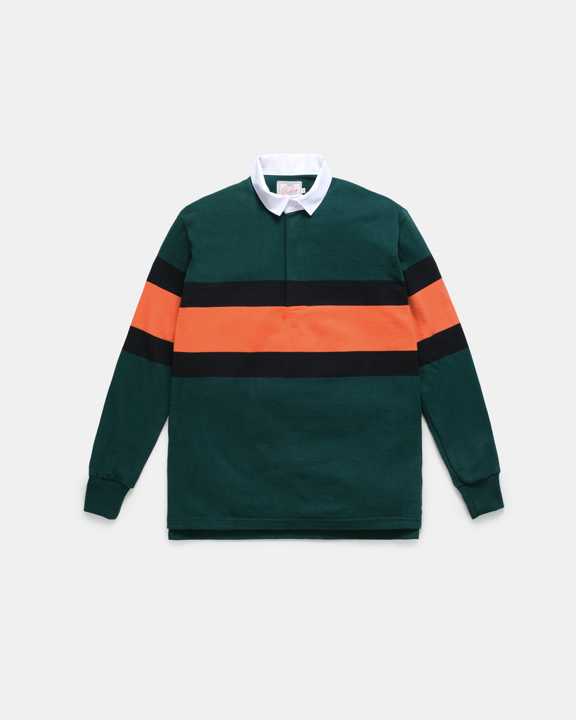 Rugby Shirt - Evergreen / Orange