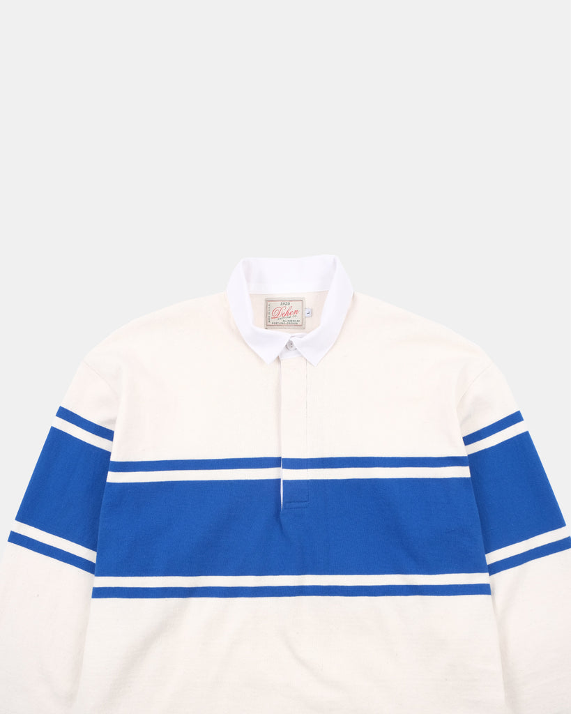 Rugby Shirt - Natural / Royal