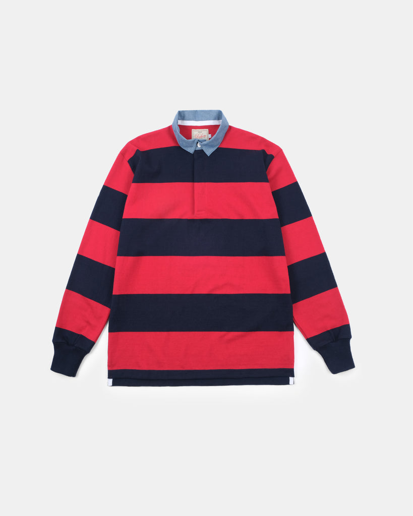 Rugby Shirt -Navy / Red